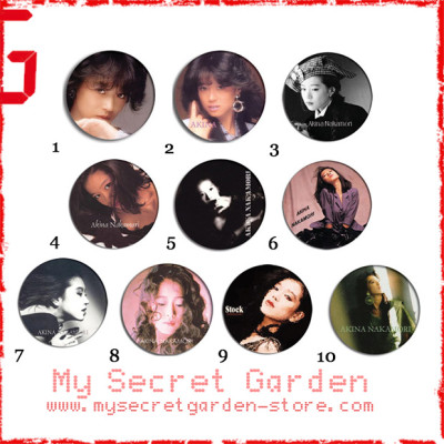 Akina Nakamori 中森明菜 - Album Pinback Button Badge Set ( or Hair Ties / 4.4 cm Badge / Magnet / Keychain Set )